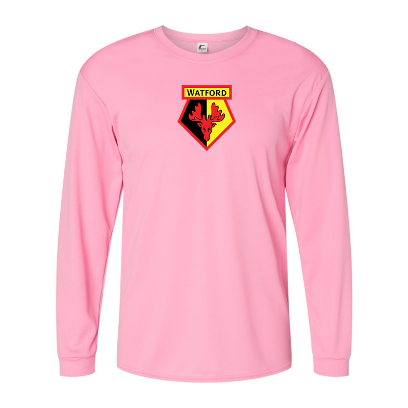 Men's Watford Soccer Performance Long Sleeve T-Shirt